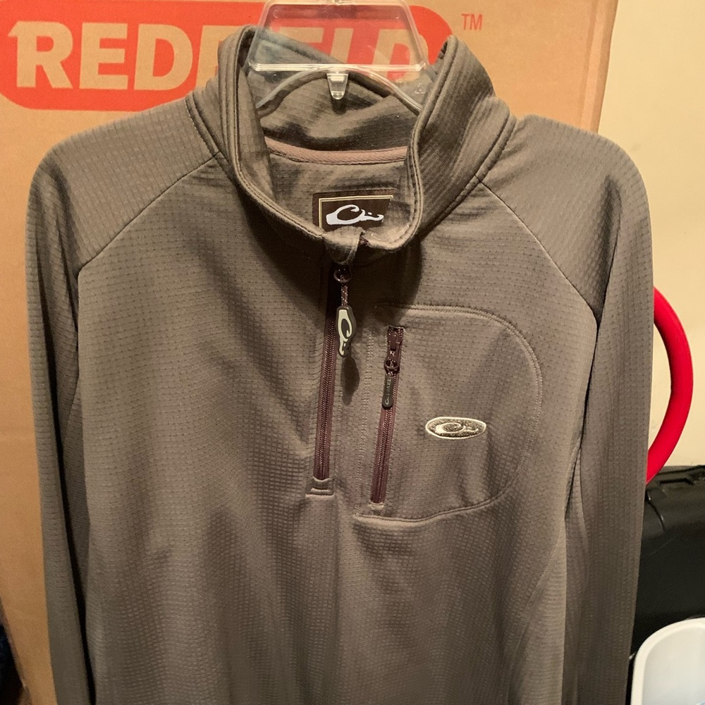 Drake light weight jacket olive green color